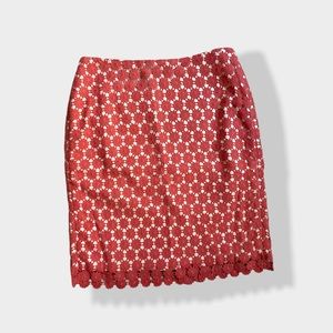 Talbots Coral Cotton Skirt, women’s petite 4